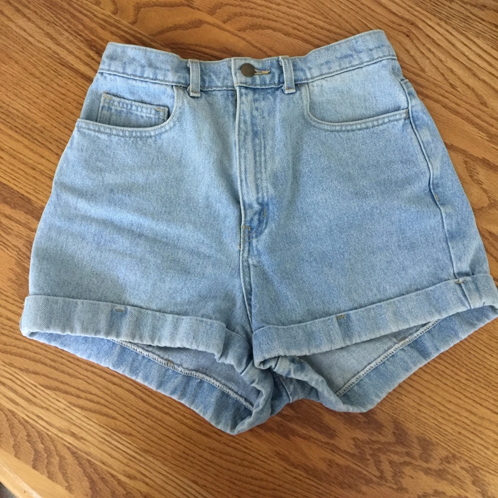 American apparel high wasted shorts