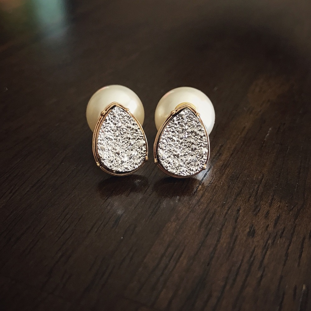 Double Sided Galena Style Earrings