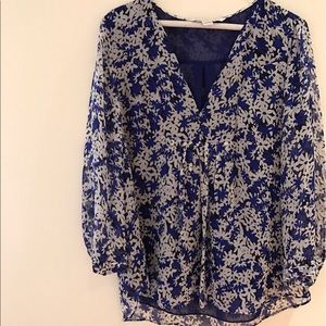 DVF Floral Silk Blouse