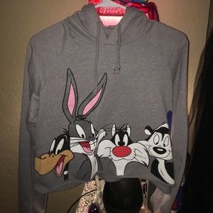 Looney Tunes Crop Hoodie