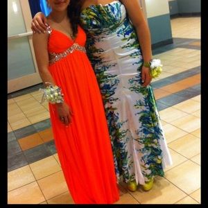 Multi color mermaid dress