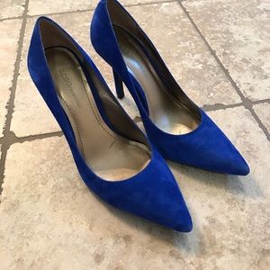 BCBGeneration Cobalt Suede Pumps