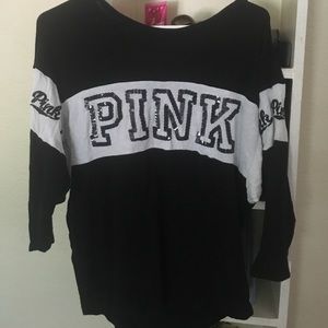 Pink over sized shirt
