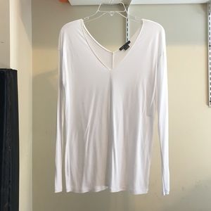 Long sleeve white Vince top