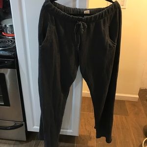 Large gray boyfriend love pink sweats