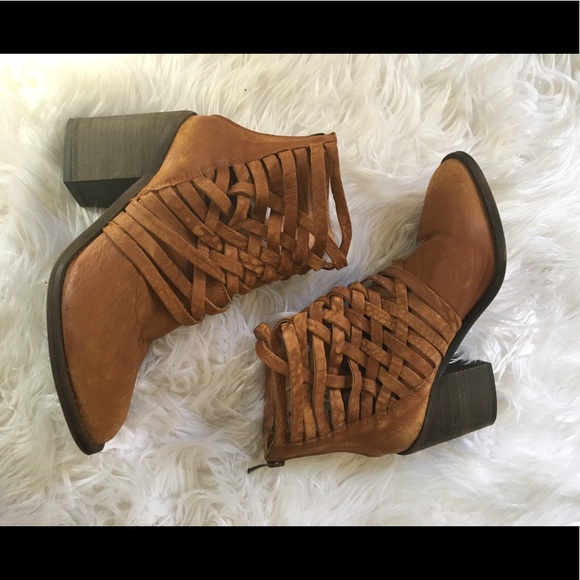 Free people carrera heel boot - camel - Picture 3 of 5