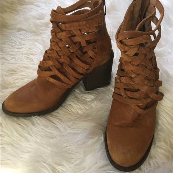 Free people carrera heel boot - camel - Picture 4 of 5