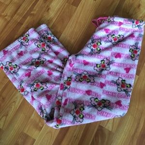 Pink panther pajama bottoms
