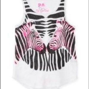 Ps Aeropostale Zebra Tank Sz 10