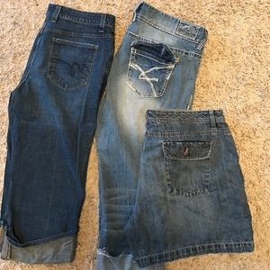 Amethyst Capris sz 18 Mossimo Denim Capris sz 18W