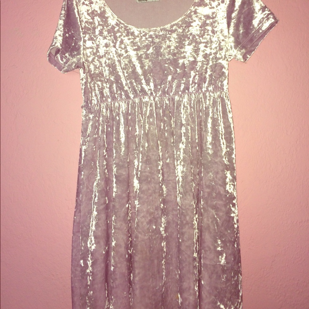 American Apparel velvet babydoll dress (medium)