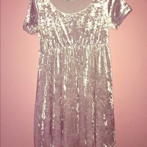 American Apparel velvet babydoll dress (medium)