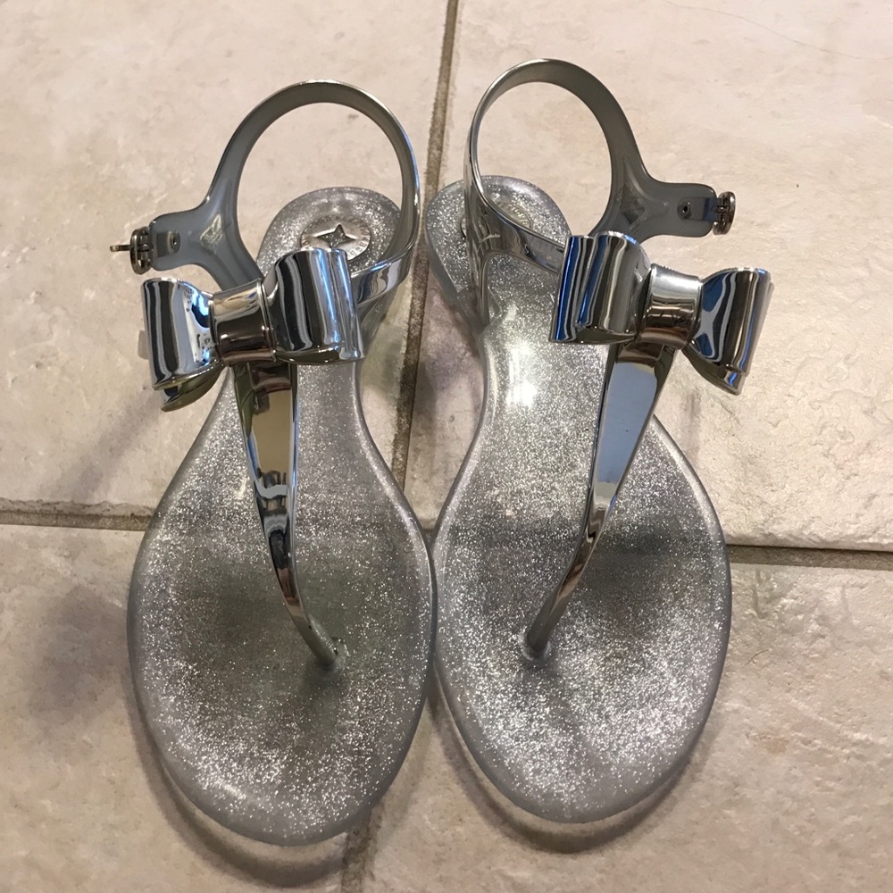 New BCBG jelly sandal