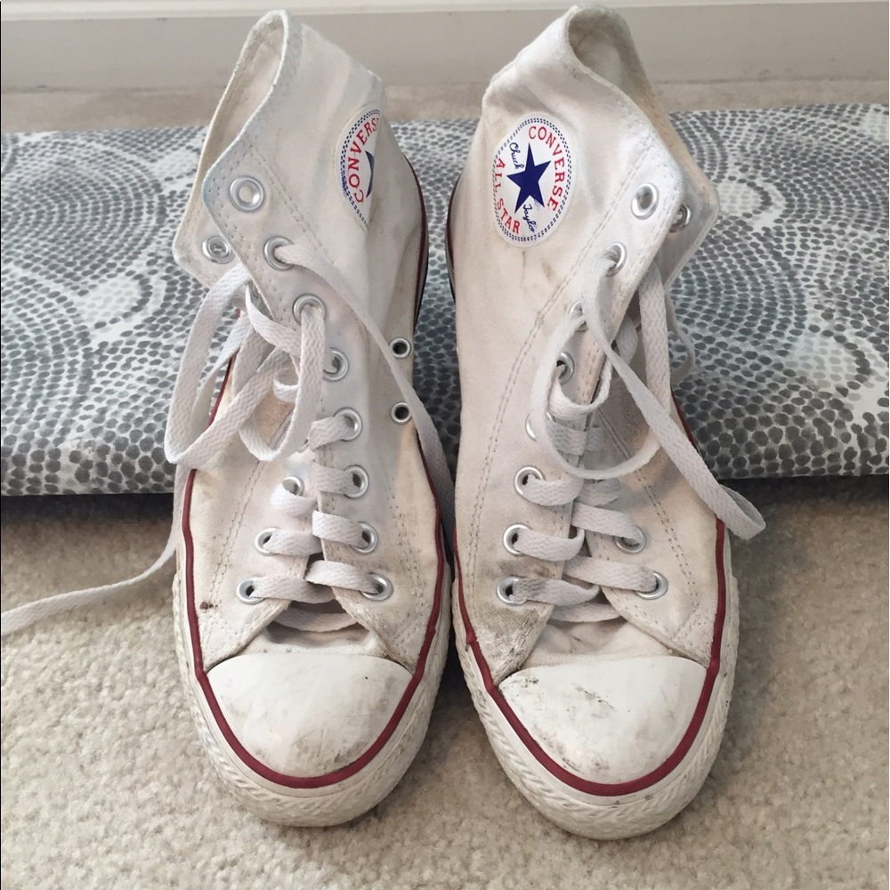 White high top converse
