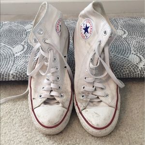 White high top converse