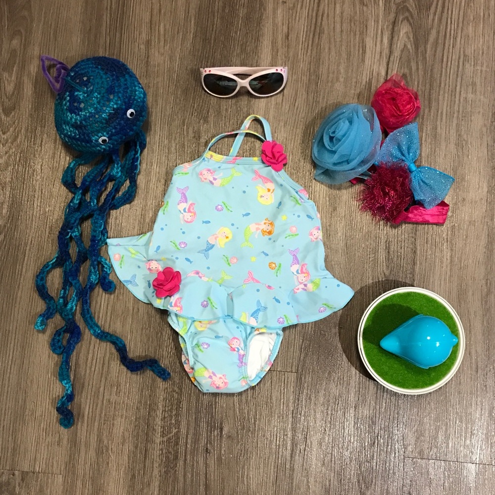 Mermaid bathing suit.