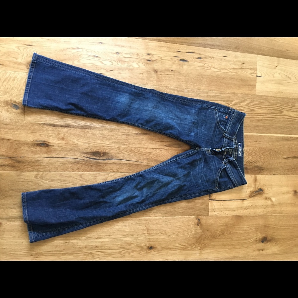 Hudson triangle pocket denim jeans 25 - Picture 2 of 2