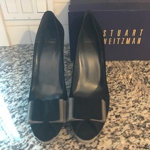 Stuart Weitzman Black Suede stilettos