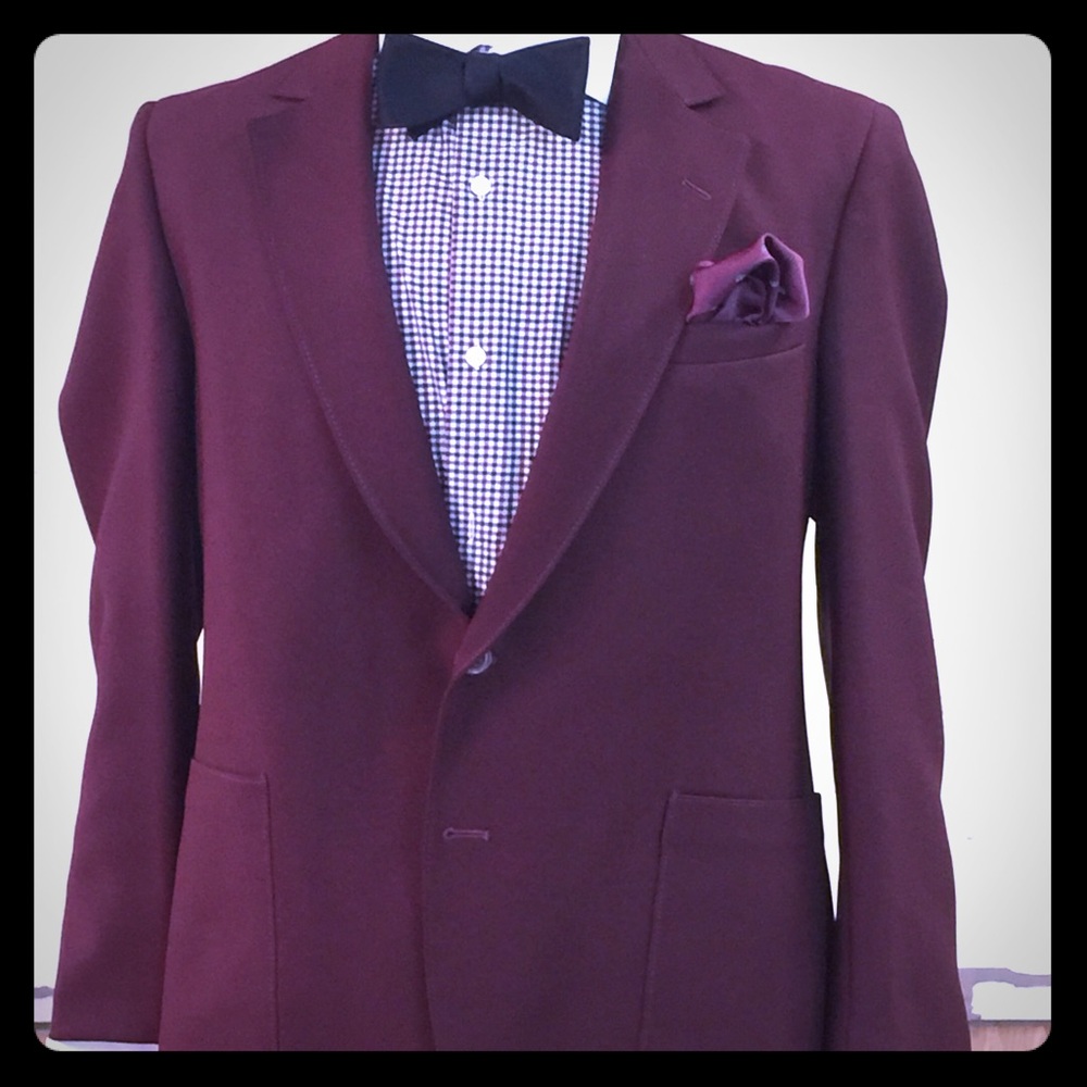 Burgundy Blazer