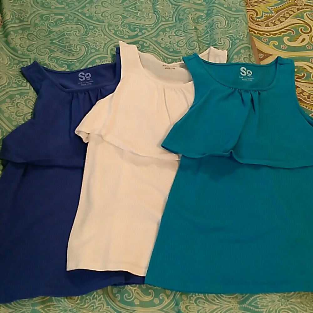 Bundle of 3 Youth Girls tanks