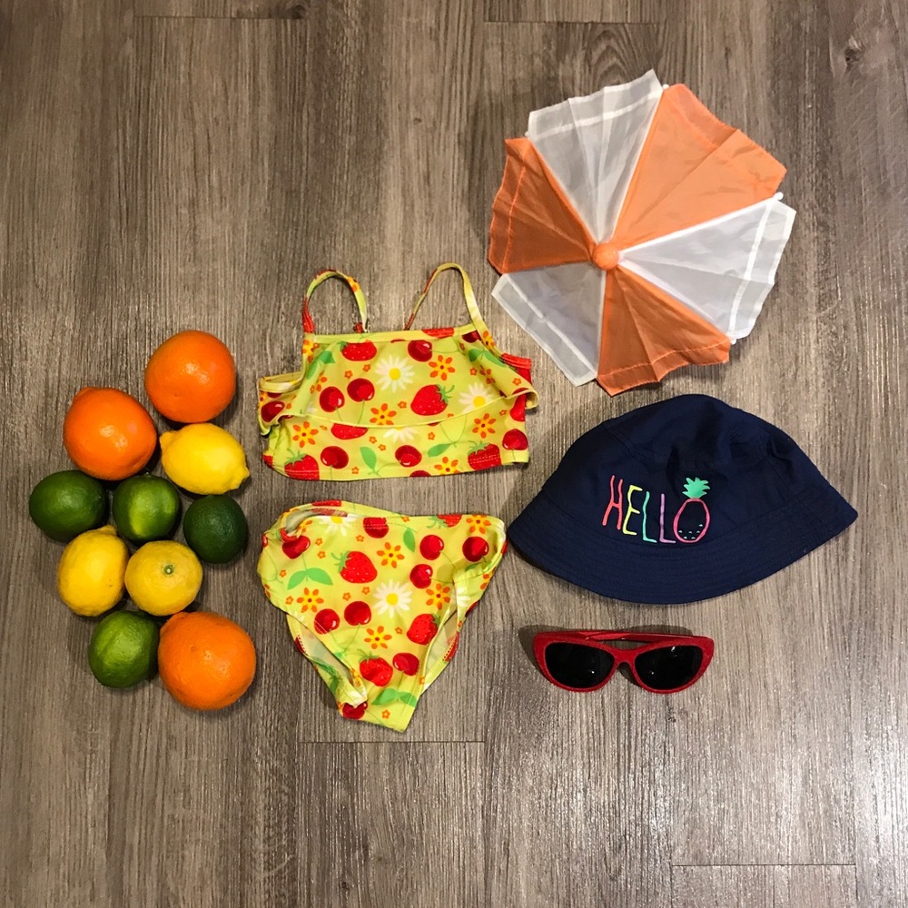 2 piece toddler bathing suit