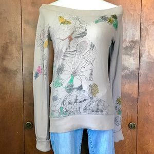 Urban Outfitters gray sweatshirt size M w/ design