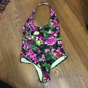 One piece bathing suit