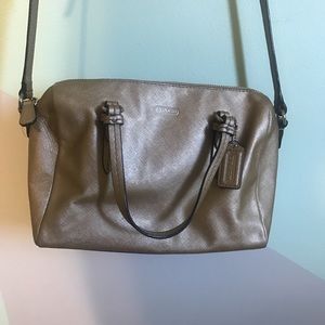 Coach gold Satchel
