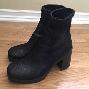 topshop glittery sock boots