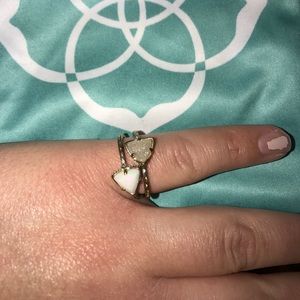 Kendra Scott stacked rings
