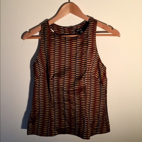 Anna Sui Mod style sleeveless top - Picture 1 of 3