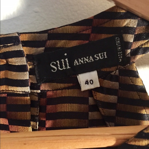 Anna Sui Mod style sleeveless top - Picture 3 of 3