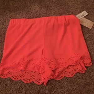 Coral shorts!