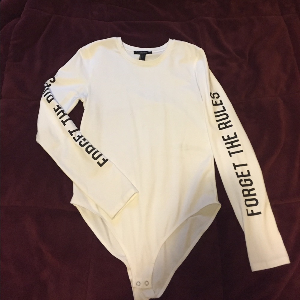 "Forget The Rules" bodysuit