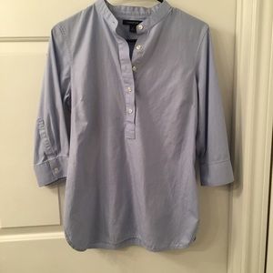 Land's End Blue Blouse