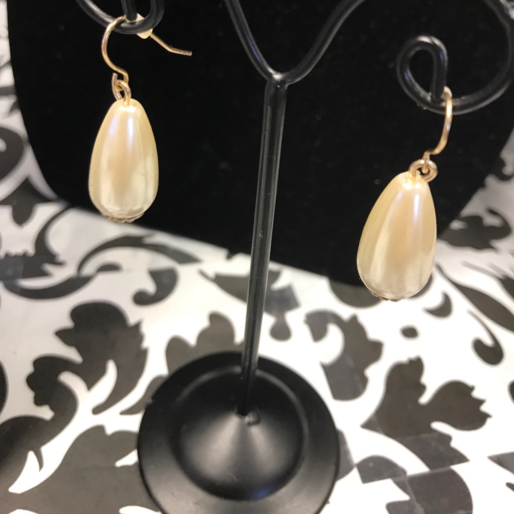 PEARL TEAL & GOLD FORMED CHAIN SET - Picture 2 of 3