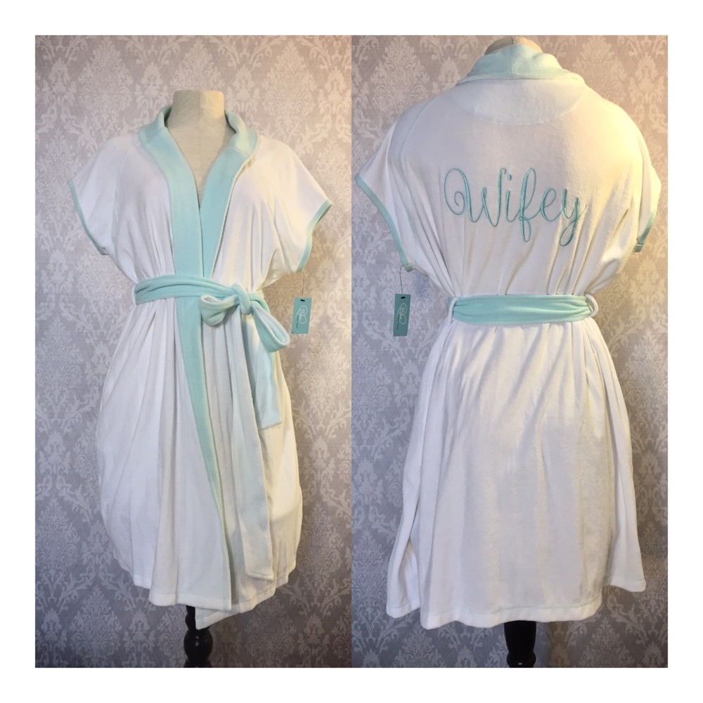 Betsey Johnson Wifey Terry Robe