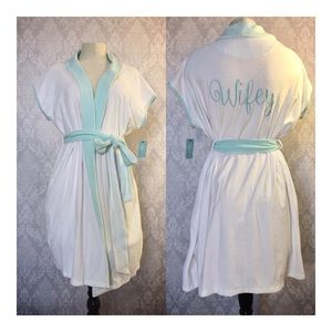 Betsey Johnson Wifey Terry Robe
