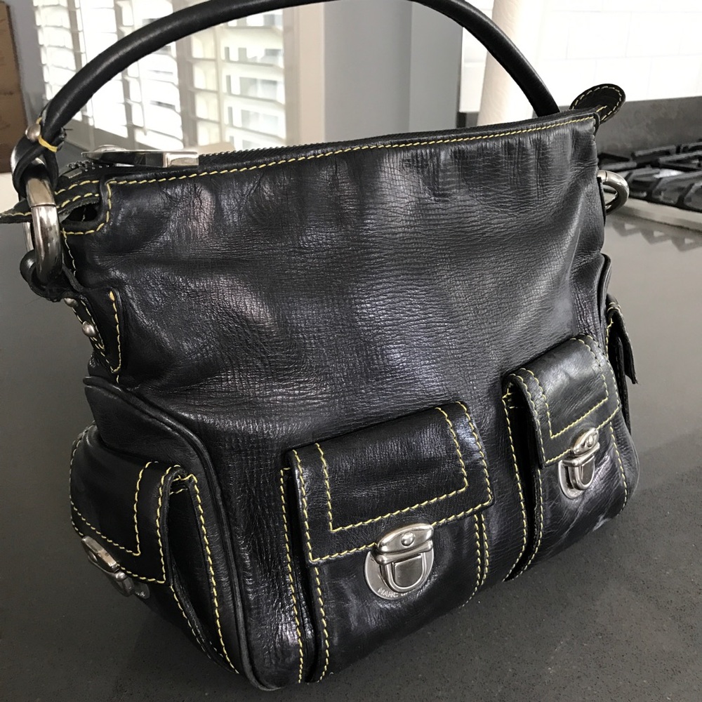 Marc Jacobs leather bag. Beautiful, classic, black