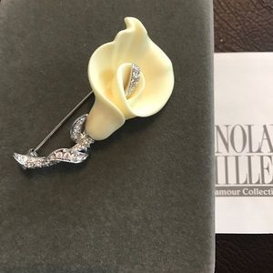 Sale! Nolan Miller calla lily brooch