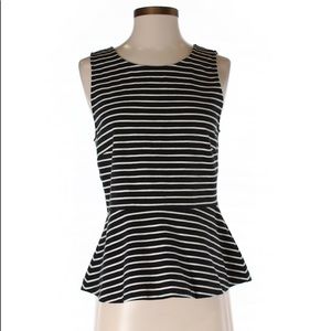 J. Crew Striped Sleeveless Top, S