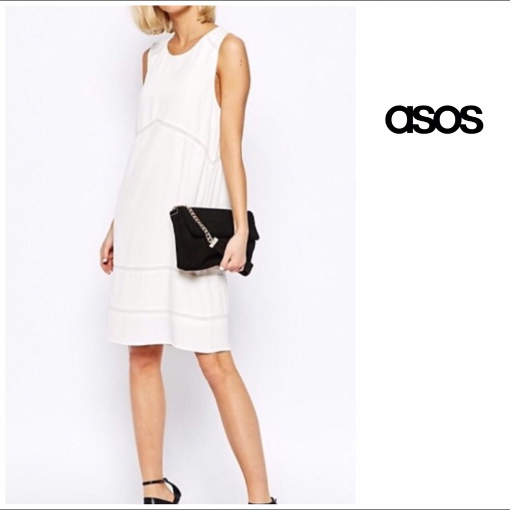 Like New: Selected Ofelia Shift Dress in Cream