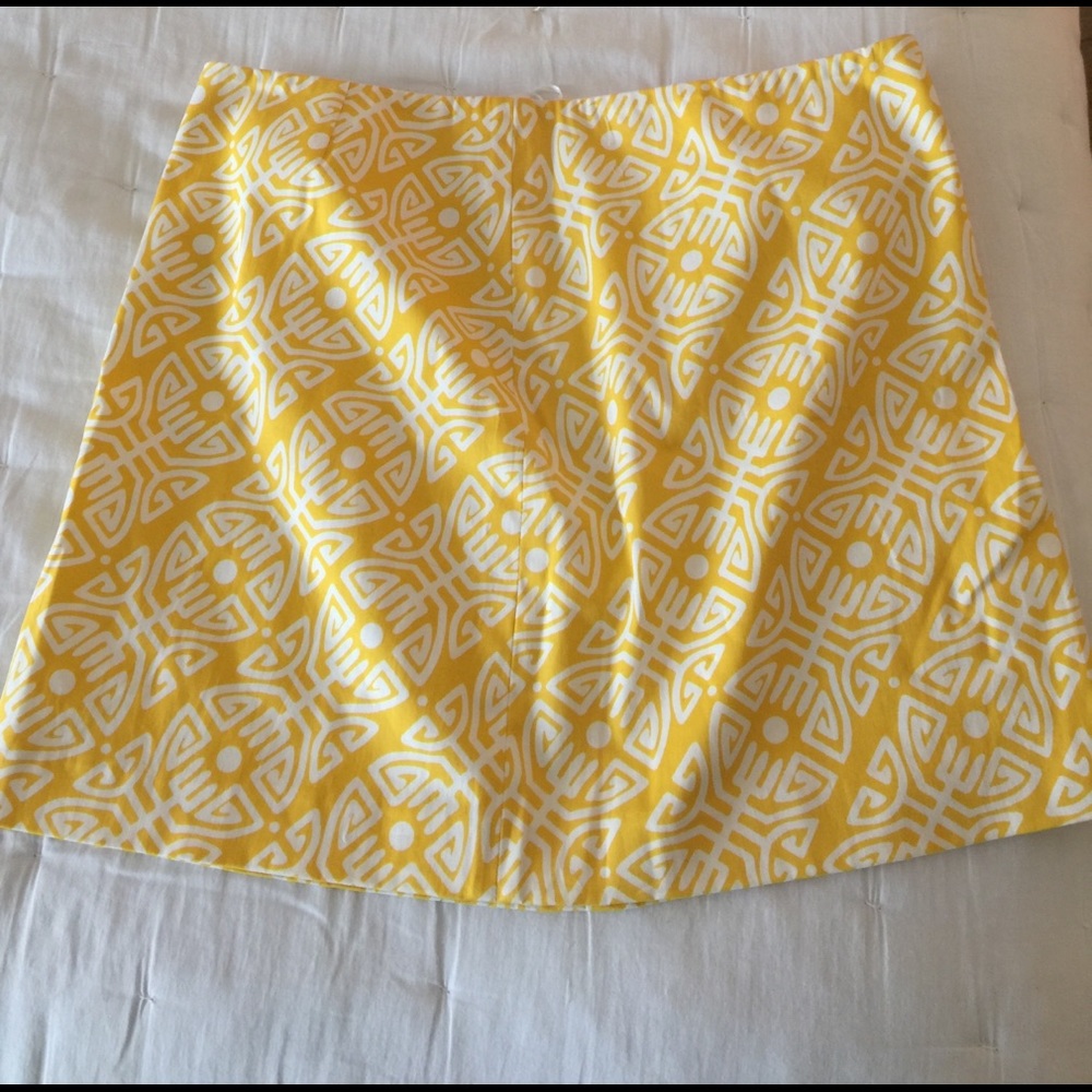 NEW CK Bradley yellow mini skirt