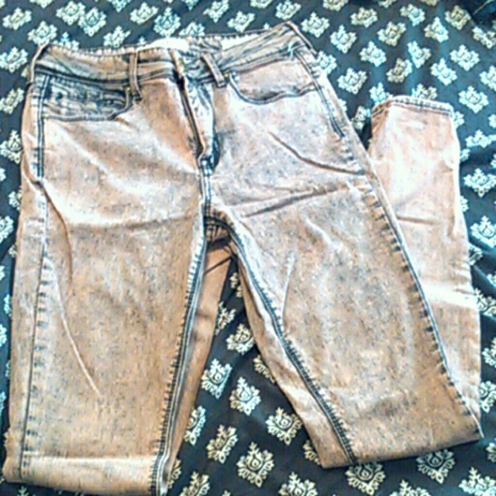 Light Pink High Waisted Skinny Jeans