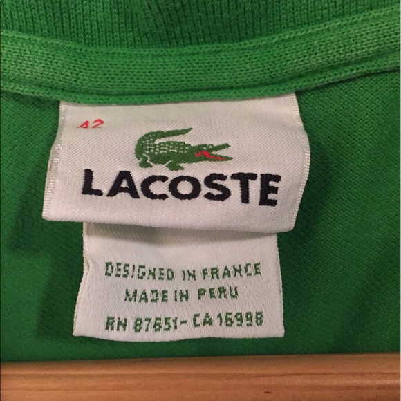 Lacoste Collared T-Shirt - Picture 3 of 3