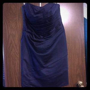 Davids Bridal Navy Blue cocktail dress