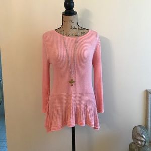 Antonio Melani knit peplum sweater