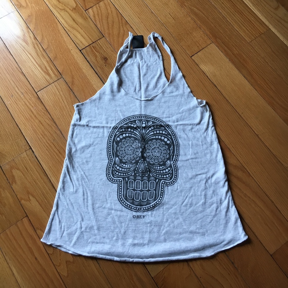 Obey Sugar Skull Tank Top