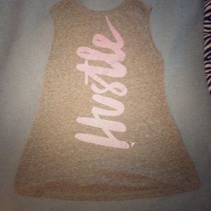 "Hustle" workout tank