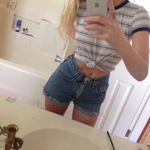 Vintage High Waist Levi's Jean Shorts